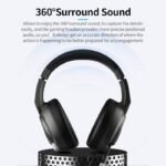 Ajazz AX365 Channel Surround Gaming Headset Noise Cancelling Retractable MIC Headphone Earphone Soft Ear Cups - Image 2