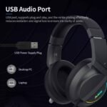 Ajazz AX365 Channel Surround Gaming Headset Noise Cancelling Retractable MIC Headphone Earphone Soft Ear Cups - Image 4
