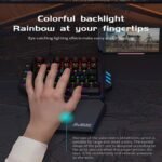 AJAZZ AK039 H39 Key Wired Gaming One-Handed Rainbow Backlit Mechanical Keyboard Professional Keypad Ergonomic For Gamer PCLaptop - Image 2