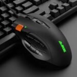 Ajazz AJ337 Gaming Mouse Optical 12 Programmable 12 Buttons Ergonomic Wired Mause 10000DPI Ergonomic Mice for Laptop PC PBUG