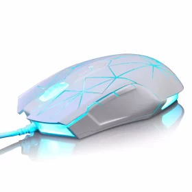 Ajazz AJ52 RGB Backlit Modes Adjustable DPI 750/1000/1250/1500/1750/2000/2500 2 Well-designed Side Buttons Wired Gaming Mouse - Image 2