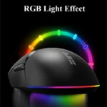 Ajazz i309 Pro Dual Mode Gaming Mouse Rechargable 2.4G Wireless Mouse 16000DPI Lightweight PAW3338 8 Buttons RGB Light Adjusting - Image 3