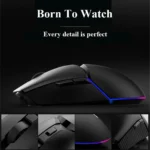 Ajazz i309 Pro Dual Mode Gaming Mouse Rechargable 2.4G Wireless Mouse 16000DPI Lightweight PAW3338 8 Buttons RGB Light Adjusting - Image 2