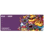 Ajazz DP060 Keyboard Mouse Mat Gamer Computer Desk with Locking Edge Anti-slip Natural Rubber MousePad Waterproof Laptop Keyboard Mat - Image 2
