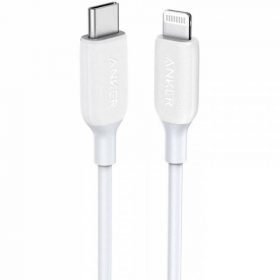 Anker PowerLine III USB-C to Lightning White 3ft A8832H21