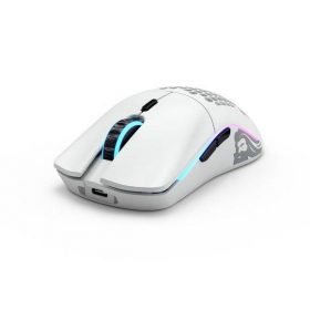 Glorious Model O Minus Wireless Matte White RGB Gaming Mouse. 69 Grams Extreme Light Weight