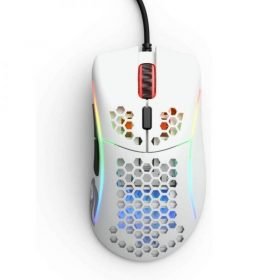 Glorious Model D Minus RGB Gaming Mouse (Matte White)
