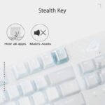 Asus Rog Strix NX TKL Moonlight White Mechanical RGB Gaming Keyboard - Red Switches - Image 4