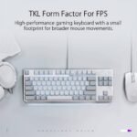 Asus Rog Strix NX TKL Moonlight White Mechanical RGB Gaming Keyboard - Red Switches - Image 2