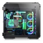 Thermaltake View 71 Tempered Glass Edition ATX Gaming Case with 2 Riing Blue Fan - Image 3