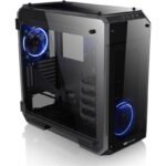 Thermaltake View 71 Tempered Glass Edition ATX Gaming Case with 2 Riing Blue Fan - Image 2