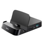 Baseus Mate Docking Type-C mobile phone intelligent HUB docking station Black - Image 3