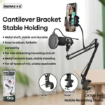 Remax CK100 Mobile Recording Studio Microphone Holder – Black - Image 3