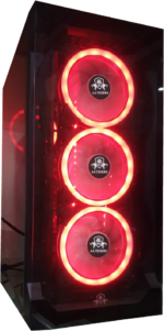 AA Tigers LOOK LIKE 3 Sided Mirror CPU Case - Image 2