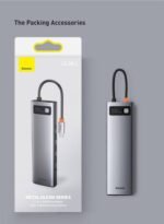 Baseus 11-in-1 Metal Gleam Series Multifunctional Type-C HUB Docking Station Blue