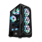 AA Tigers OMEGA Tempered Glass Cpu Case