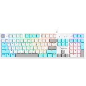 Bloody S510N RGB Mechanical Switch Neon Gaming Keyboard (BLMS Brown Switch) - Icy White