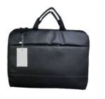 Ultra Slim Laptop Bag PU Leather luxury notebook bag promotional laptop Bag CX01 BLACK - Image 3