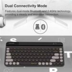 A4Tech FBK30 Fstyler Bluetooth & 2.4G Wireless Keyboard - Blackcurrant - Image 2