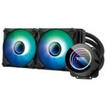 DarkFlash Twister DX240 V2 ARGB AIO Liquid CPU Cooler - Black