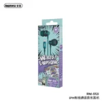 REMAX RM-512i IPHONE Metal Wired Earphone for Music & Call - Image 2