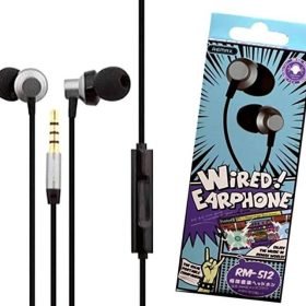 REMAX RM-512 3.5mm Jack Metal Wired Music Headset