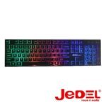 JEDEL K510 GAMING RGB WIRED KEYBOARD ERGONOMIC