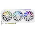 Asus ROG Strix GeForce RTX 3080 V2 White OC Edition 10GB GDDR6X with LHR Graphics Card - ROG-STRIX-RTX3080-O10G-WHITE-V2 - 90YV0FAA-M0NA00
