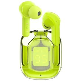 Acefast Crystal Earbuds T6/AT6 Youth Green