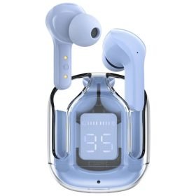 Acefast Crystal Earbuds T6/AT6 Ice Blue