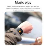Blulory Glifo G6 Pro Smart Watch – Leather Black - Image 2