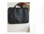 15.6 inch lather laptop sleeve BLACK