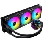 Aigo AT360 ARGB AIO Liquid CPU Cooler - Black