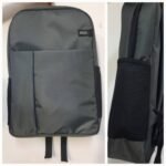 15.6 inch Laptop Bag pack with Full padded & 2 ZIP in black parachute fabric - Image 2