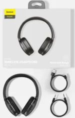 Baseus D02 PRO Encok Wireless headphone Black - Image 3