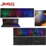 JEDEL K510 GAMING RGB WIRED KEYBOARD ERGONOMIC - Image 2