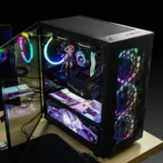 DarkFlash DLM21 MESH Micro ATX Mini ITX Tower Gaming Case – Black - Image 3