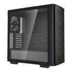 DeepCool CK560 Mid-Tower ATX Case, Airflow Front Panel, Full-Size Tempered Glass Window, 3X ARGB Fans, 1x NON RGB Fan, USB Type-C – Black - Image 2