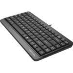 A4Tech FK11 MINI Fstyler Sleek Multimedia Compact Keyboard - Grey - Image 3