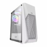 DarkFlash DK150 RGB Mid-Tower ATX Case with 3 ARGB Fans - White