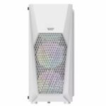 DarkFlash DK150 RGB Mid-Tower ATX Case with 3 ARGB Fans - White - Image 2
