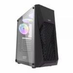 DarkFlash DK150 RGB Mid-Tower ATX Case - Black