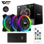 Dark Flash Dr12 Pro 120mm 3in1 Chassis Fan with Control Hub and Remote Control RGB