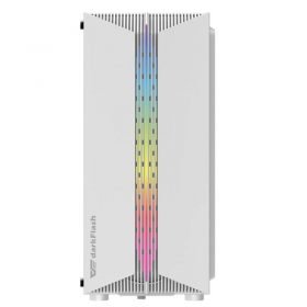 DarkFlash DK151 RGB Mid-Tower ATX Case with 3 ARGB Fans- White - Image 2