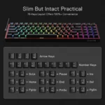 Redragon K628 Pollux 75% Wired RGB Mechanical Gaming Keyboard - Image 4