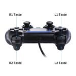 Sony PS4 Dualshock 4 Jet Black Wired Game Controller for PlayStation 4 - Image 3