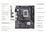 ASRock B660M-HDV LGA 1700 Intel B660 SATA 6Gb/s DDR4 Micro ATX Motherboard - Image 2