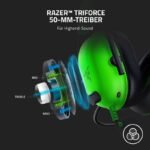 Razer BlackShark V2 X - Green Edition - Multi-Platform Wired Esports Headset - Image 2
