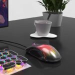 AJAZZ AJ358 RGB Lightweight Gaming Mouse – Black - Image 2