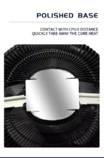 AJAZZ CPU Cooling Fan with Radiator. - Image 3